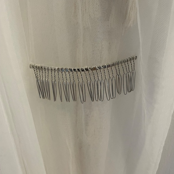 Ru de Seine Zodiac Veil - Cathedral Length Two-tier Boho Veil - Picture 5 of 5